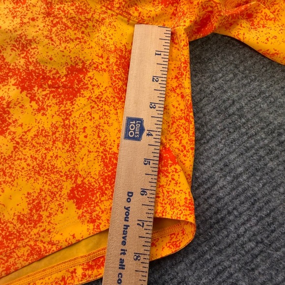 Under Armour Men's XL Speedpocket 7'' Printed Jogging Shorts Orange NWT $55 - Picture 9 of 9